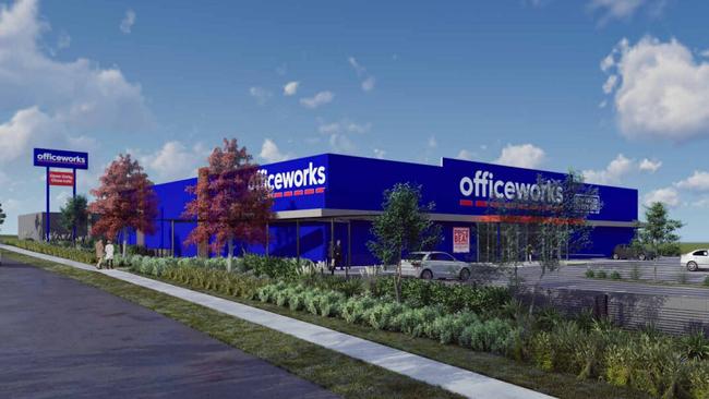 The Officeworks’ retail showroom would cover 1800 sqm. Picture: City of Moreton Bay/DA Tracker