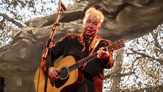 John Prine performing at the Bonnaroo Music and Arts Festival in Tennessee in June 2019. Picture: AP