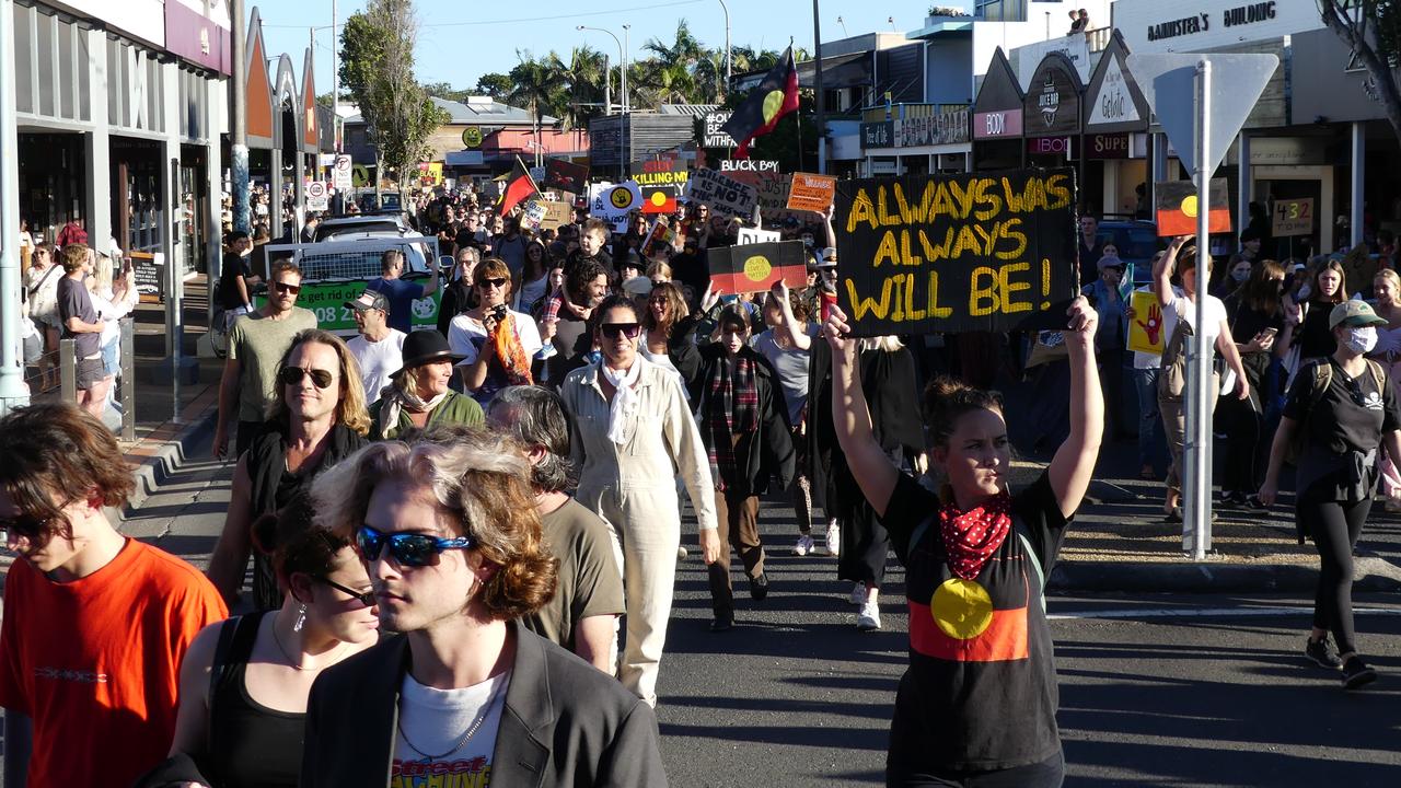 Black Lives Matter Protest in Byron Bay.