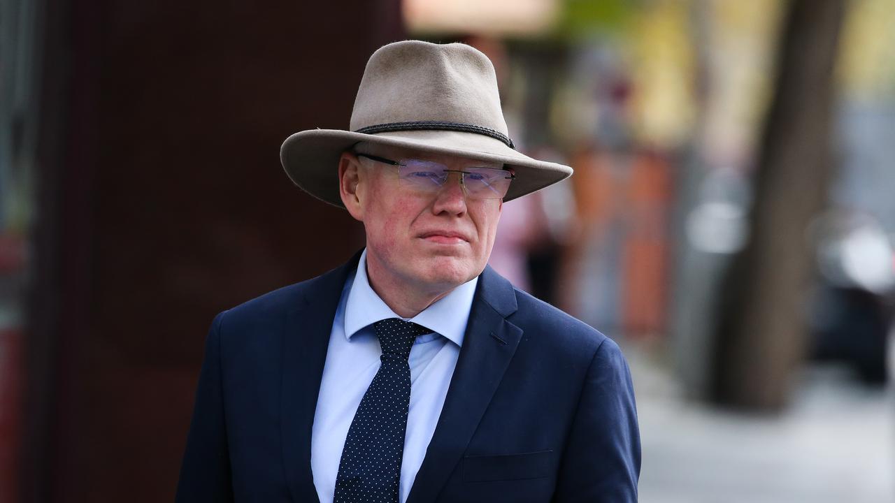 The 43-year-old arrived at the Downing Centre, Sydney on Tuesday. Photo: NewsWire/ Gaye Gerard