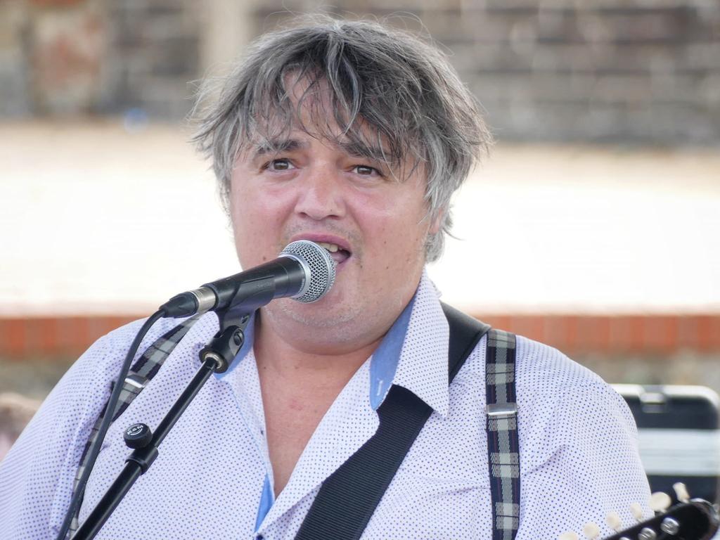 The Libertines performed a surprise gig on a bandstand in the coastal English town of Margate, with former wild man Pete Doherty taking centre stage. Picture: Frank Leppard/Triangle News/Mega