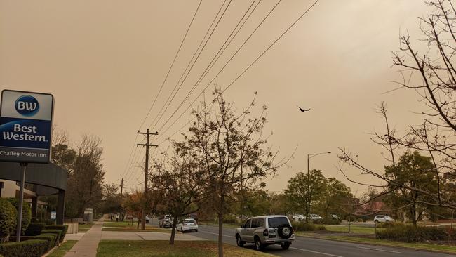 Looking south along Deakin Ave. Picture: Michael DiFabrizio