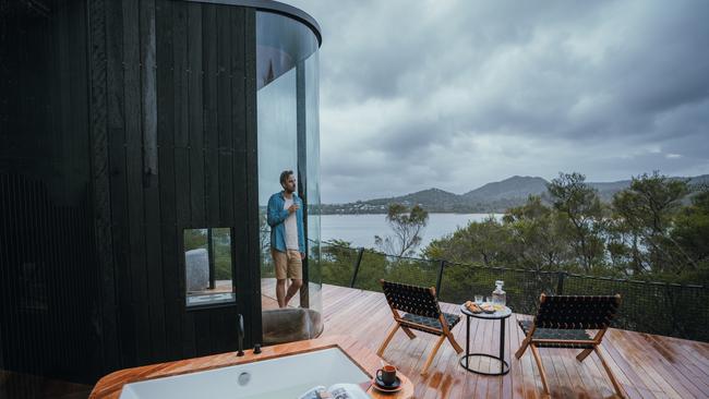 Freycinet Lodge's Coastal Pavilion. Picture: Jason Charles Hill.