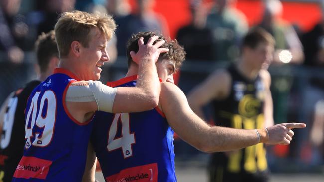 Jonty Broughton kicked four goals. Picture: Mark Wilson