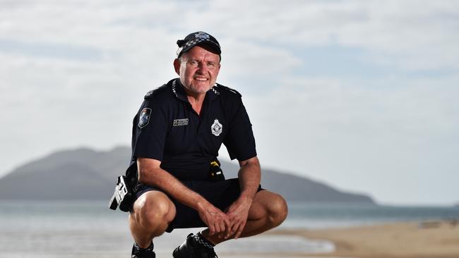 Officer in charge at Palm Island police station Senior Sergeant Dave Rutherford. Picture: Zak Simmonds