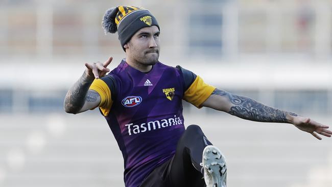 Chad Wingard played his best game at Hawthorn on Sunday against Brisbane Lions.