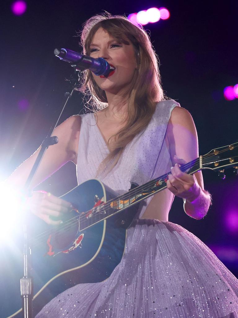 Taylor on-stage in Melbourne last weekend. Picture: Getty