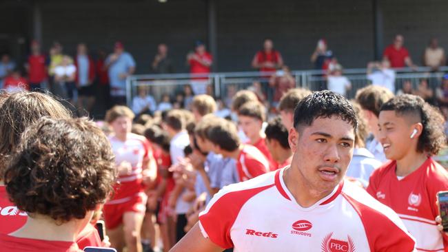 Walters Cup grand final action between PBC SHS and Wavell SHS on August 23, 2023.