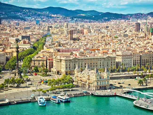 Port in Barcelona, Catalonia, Spain.  La Rambla famous Street in BarcelonaPhoto - GettyEscape 21 August 2022Europe cover feature