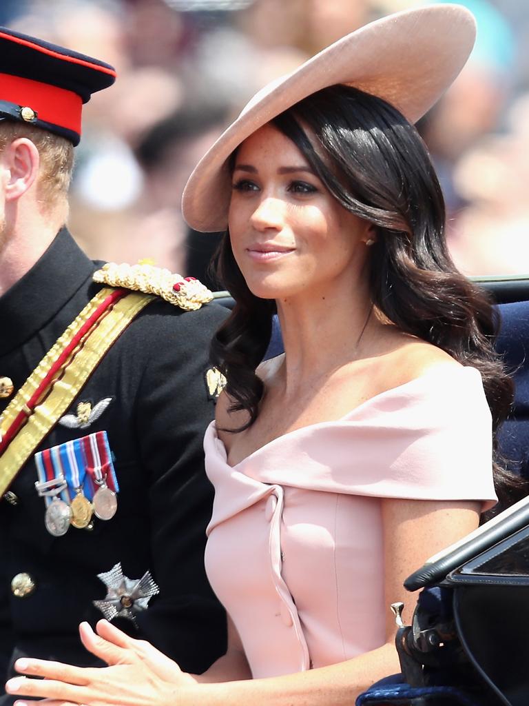 Meghan during Trooping the Colour June 9, 2018. Picture: Chris Jackson/Getty Images.