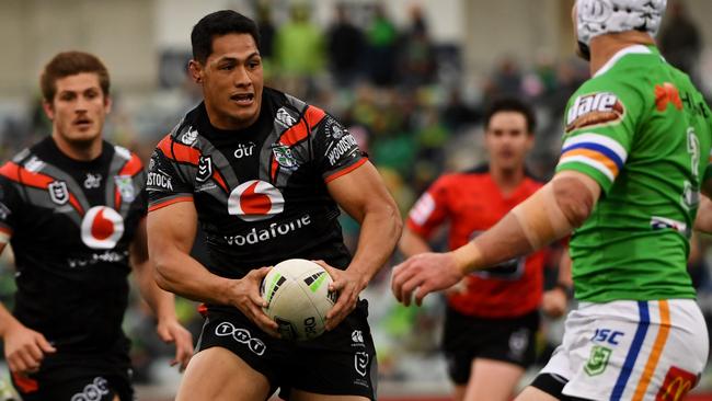 Roger Tuivasa-Sheck is Mr Durable at fullback. Picture: Tracey Nearmy/Getty Images