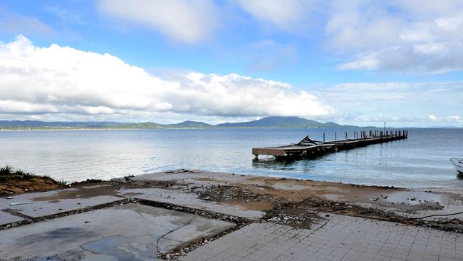 Dunk Island Spit and jetty sustained heavy damage off Cyclone Yasi.