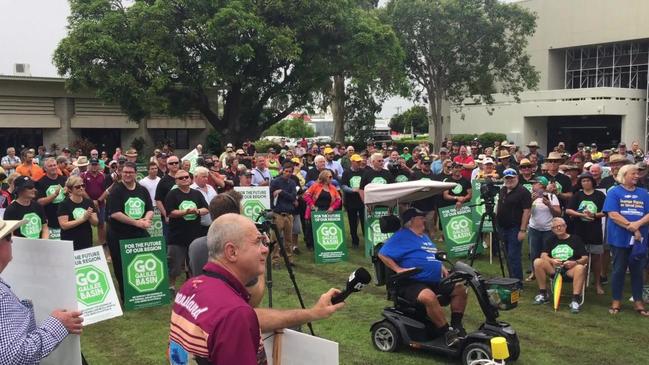 Activists await arrival of Anti-Adani convoy