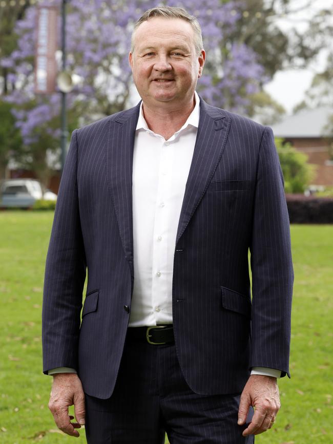 Executive Director of Business Western Sydney David Borger is a former student of the school. Picture: Jonathan Ng