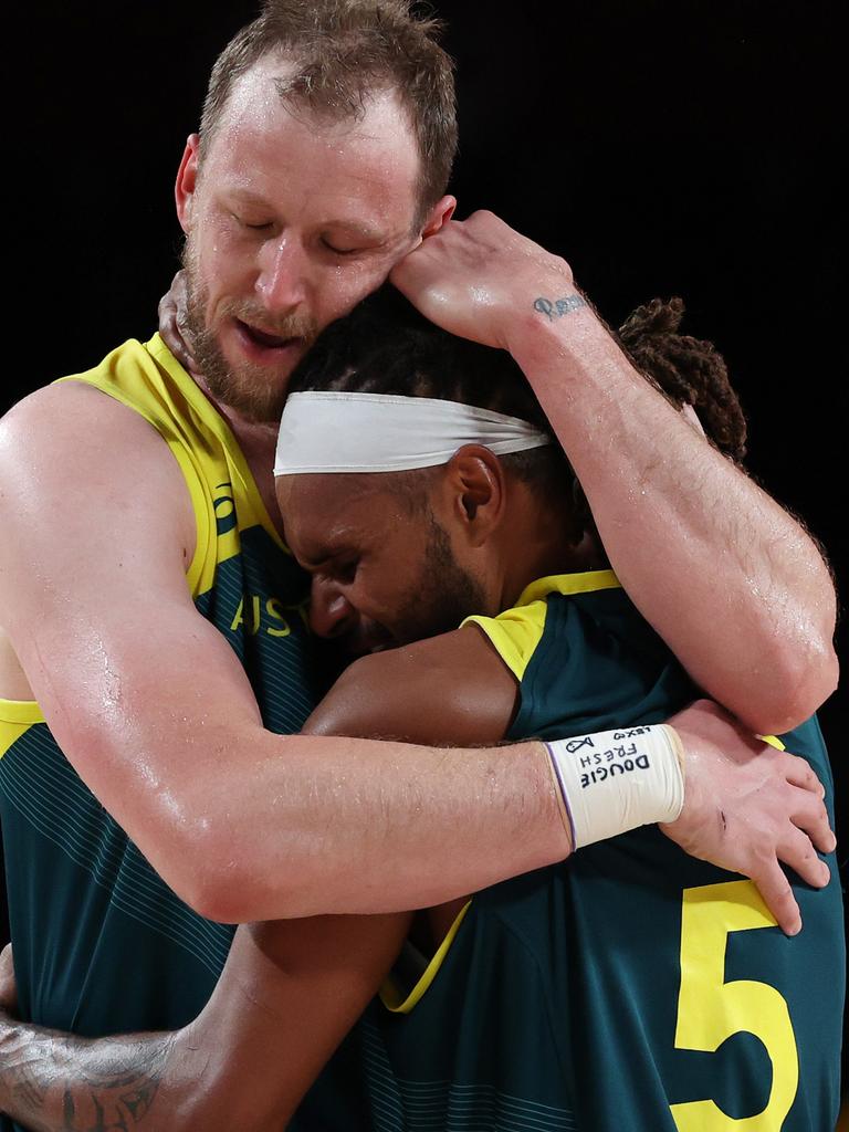 Patty Mills and Joe Ingles.