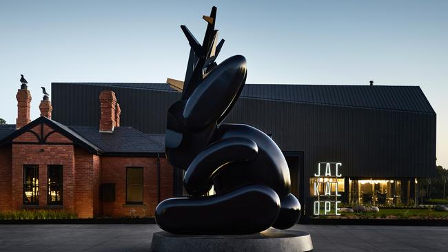 Emily Floyd’s Jackalope, outside the hotel of the same name on Victoria’s Mornington Peninsula