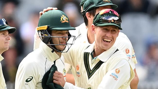 Marnus Labuschagne has support to become Tim Paine’s successor as Test skipper. Picture: Getty Images