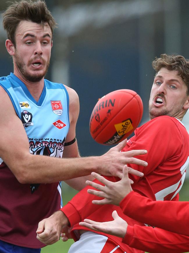 Football BFL: Modewarre v Ocean GroveModewarre 19 Matthew Kasparian and Ocean Grove 27 Harrison DolleyPicture: Mark Wilson