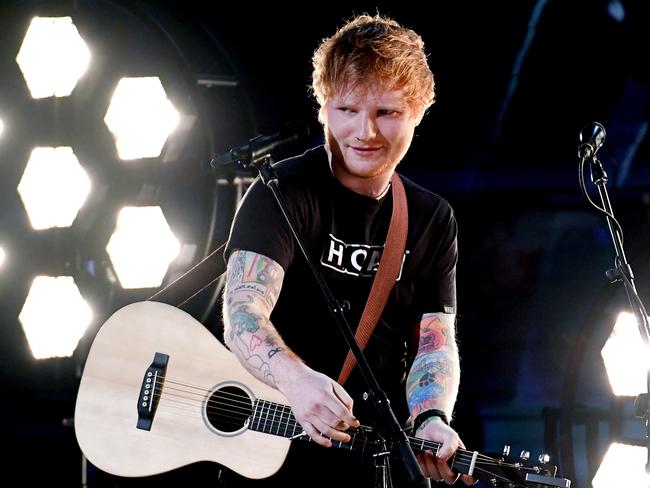 Ed ready: presales for Mr Sheeran’s March tour start this afternoon. Picture: Getty Images