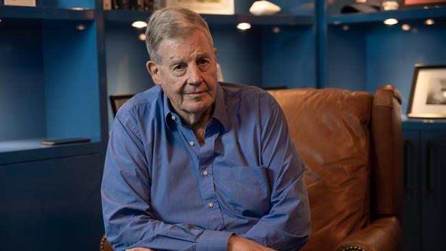 David Leckie at his Woollahra home in 2019. Picture: AAP/Flavio Brancaleone