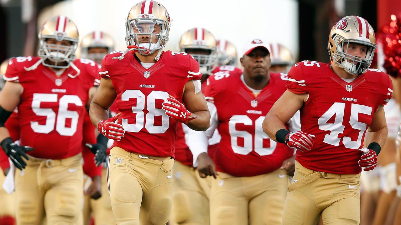 Jarryd Hayne (38) San Francisco 49ers  49ers players, Sf 49ers, San  francisco 49ers football