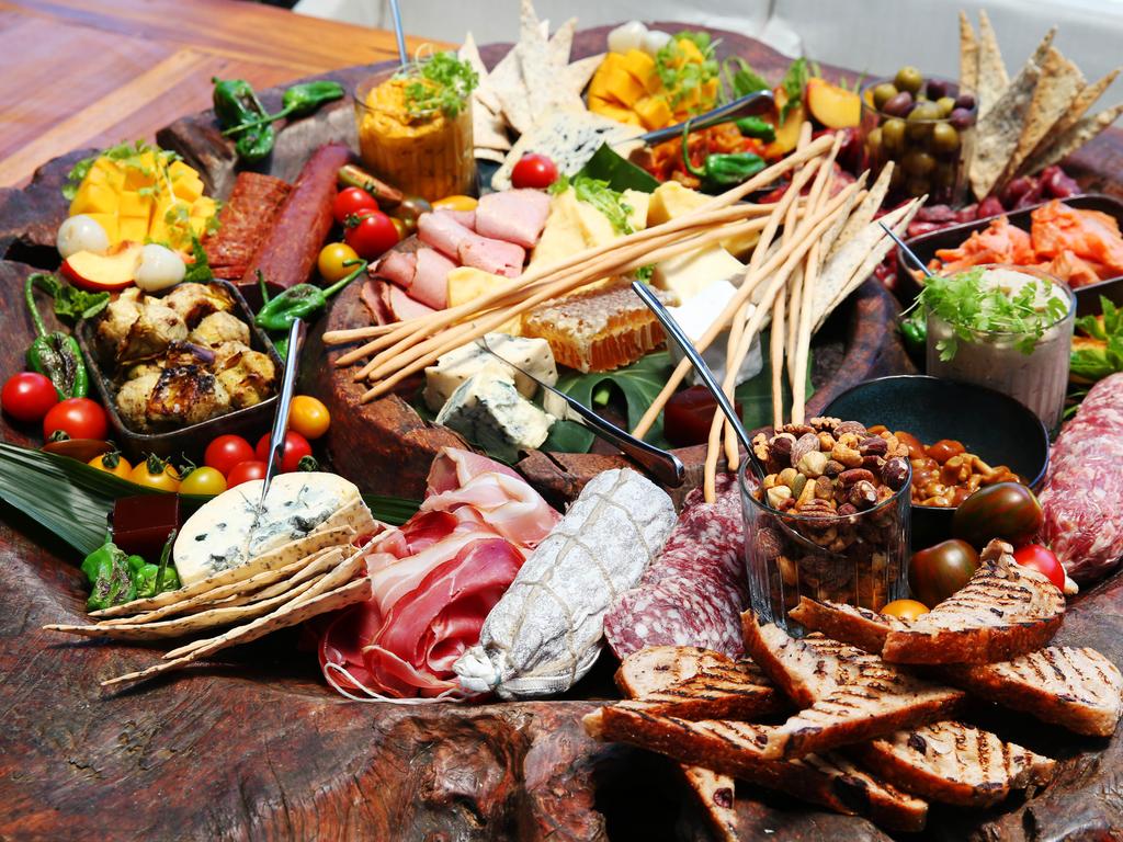 The welcome platter that greets guests on arrival at a rejuvenated Makepeace Island. Picture: Lachie Millard