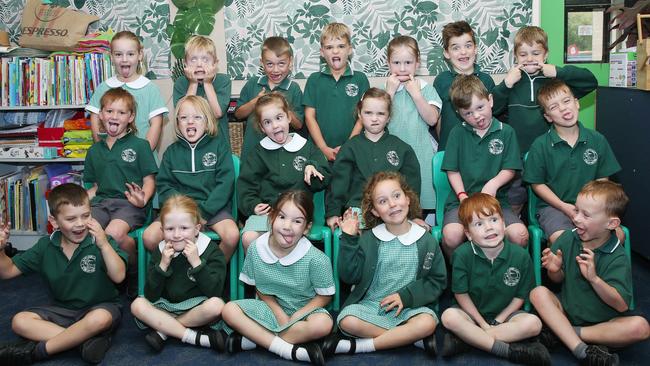 Our Lady Star of the Sea Prep C Back row L-R: Emma Jacimovic, Alfie Laidler, Sonny Ford, Tyler Wood, Evie Kerr, Taigh McKerracher, Jack Harrington. Middle row: Oakey Reid, Billy Garland, Maggie Daniher, Elka Collins, Jesse Kilkenny, Cody Dunn. Front row: Harry Said, Zoe Sherlock, Penny Moody, Emma Kerr, Arlo Hernan, Zeb Darburn.