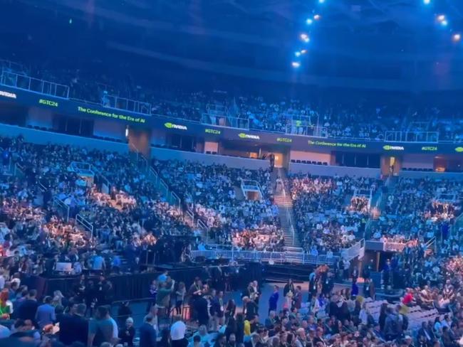 The SAP Center was absolutely packed. Picture: Twitter