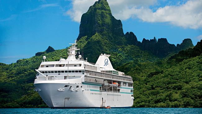 M/S Paul Gauguin in Tahiti.