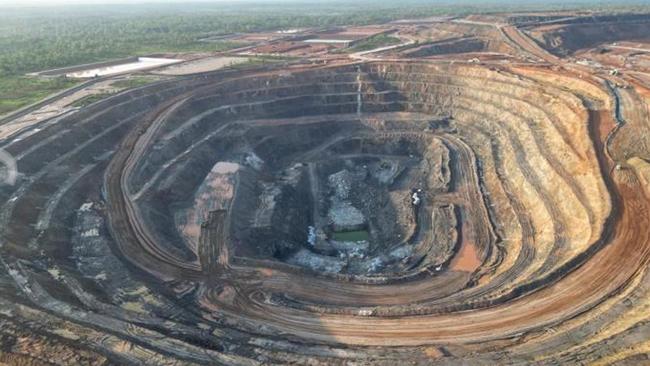 Mining operations at Core Lithium’s Grants Open Pit in the Northern Territory have been suspended. Picture: Supplied