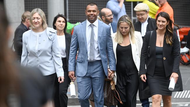 Mr Beale arrives at Downing Centre Court earlier in the day. Photo Jeremy Piper