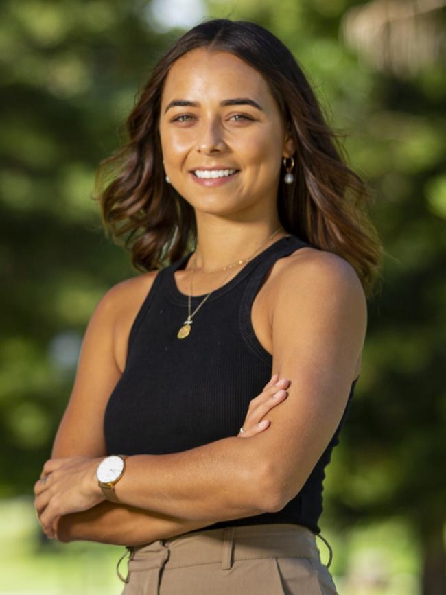 Brooke Blurton walked out in a panic on The Bachelor. Picture: Ross Swanborough