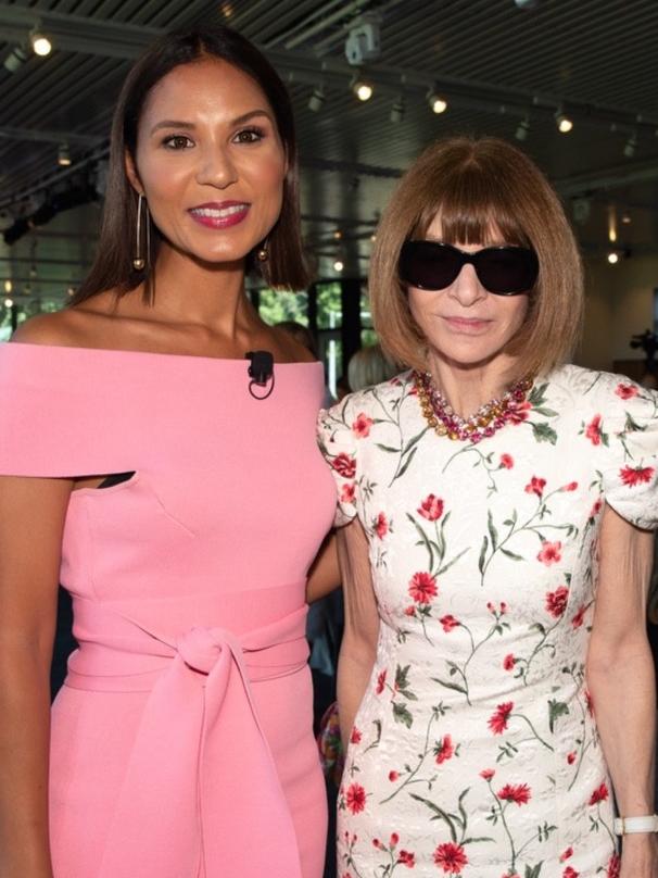 Petersen meets Vogue legend Anna Wintour.