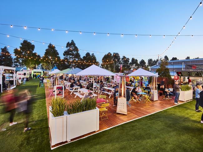 The Meadow dining zone is back for the 2019 Melbourne show.