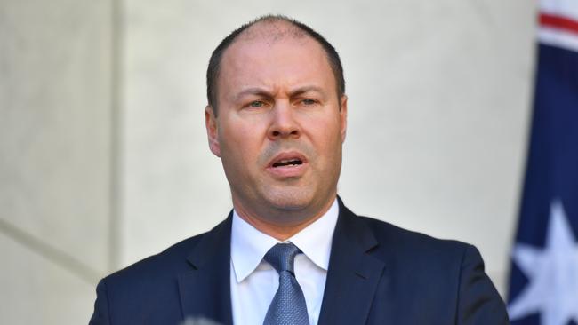 Treasurer Josh Frydenberg will use a National Press Club address to outline the need to get people “back into jobs and back into work”. Picture: AAP