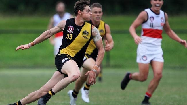 Beeleigh junior Cooper Anderson is a star with Labrador in the QAFL. Picture: Scott Powick NEWSCORP