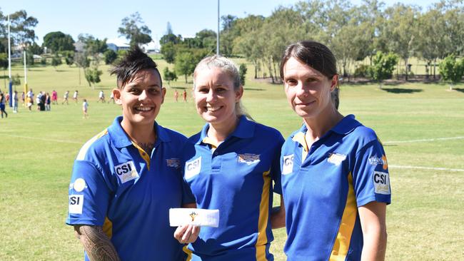 Rebecca McMahon and some of her Ipswich Eagles team mates are taking part in the Healthy Harold Hundred to raise awareness of bullying.