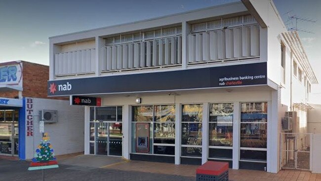 National Australia Bank (NAB) Charleville branch.