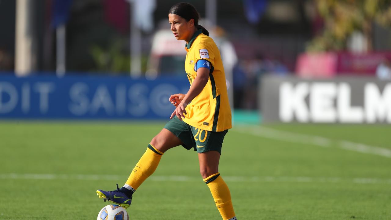 Order of Australia meda recipient Sam Kerr wants to ‘inspire the next generation’. Picture: Thananuwat Srirasant / Getty Images