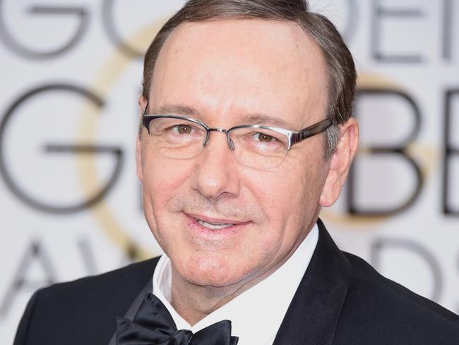 Effing shocked ... Kevin Spacey was surprised, and a little foul-mouthed, about his win.