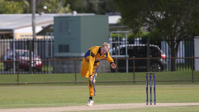 Ben McCartney captains Norths against Rovers. Cricket Far North First Grade at Griffiths Park. Photo: Gyan-Reece Rocha.