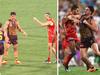 AFL star’s gesture causes stir as storm erupts