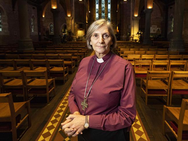 5/5/2022Anglican Archbishop of Perth Kay Goldsworthy at St George's Anglican Cathedral, PerthPic Colin Murty