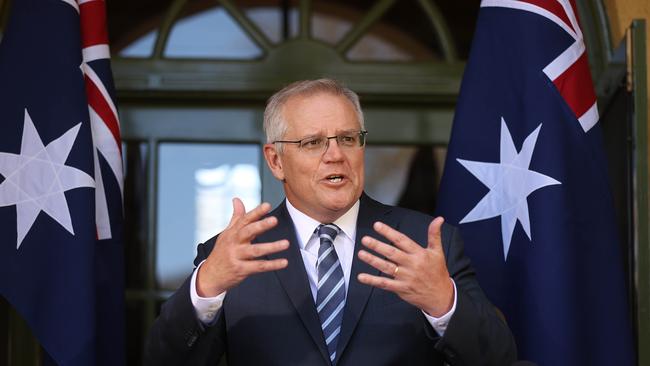 Prime Minister Scott Morrison is set to command attention at Glasgow climate summit, thanks to Australia’s unique position. Picture: Gary Ramage/NCA NewsWire