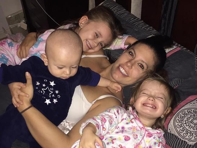 Hannah Clarke and her children. Picture: Supplied