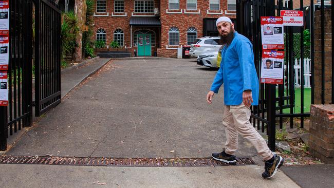 Wissam Haddad, also known as Abu Ousayd, outside the Al Madina Dawah Centre. Picture: Justin Lloyd