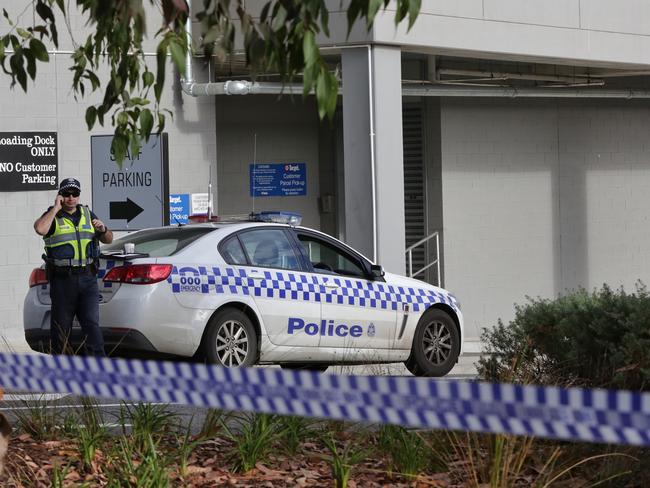 Members of the public found the man in a lift area. Picture: Hamish Blair