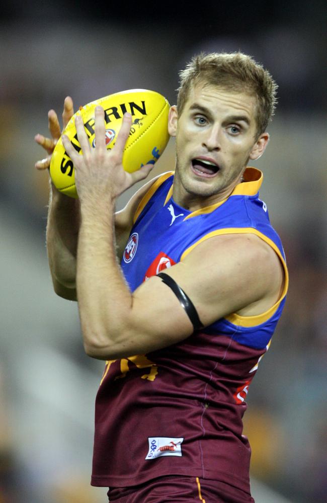 Joel Patfull in action at the Gabba in 2009.