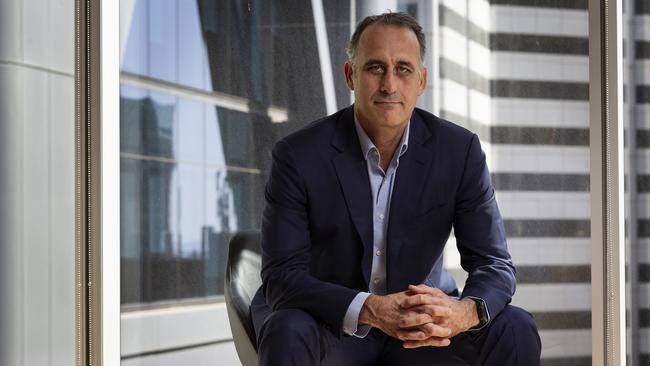 Wesfarmers CEO Rob Scott says his company won’t sell its API shares to Woolworths. Picture: Marie Nirme