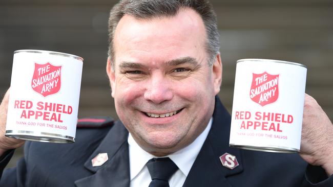 Salvation Army's Major Brendan Nottle. Picture: Jason Sammon